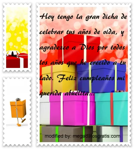 Hermosas frases de feliz cumpleaños para abuelita con imágenes -  