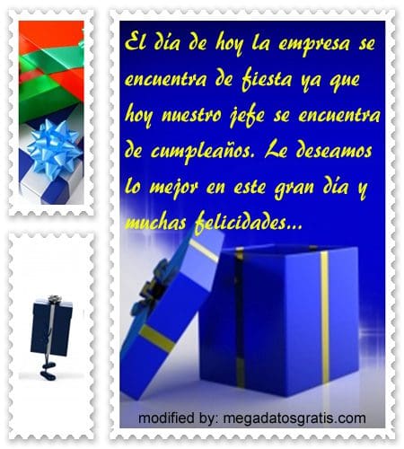 Nuevas frases de cumpleaños para mi jefe con imágenes 