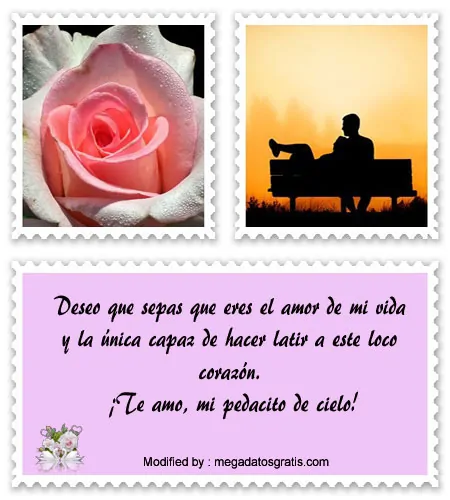 Frases lindas para el amor de mi vida | Mensaje para novios