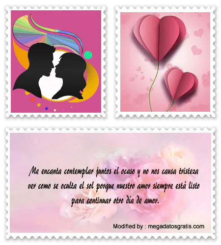 Mensajes románticos para novios | Frases de amor para enamorar